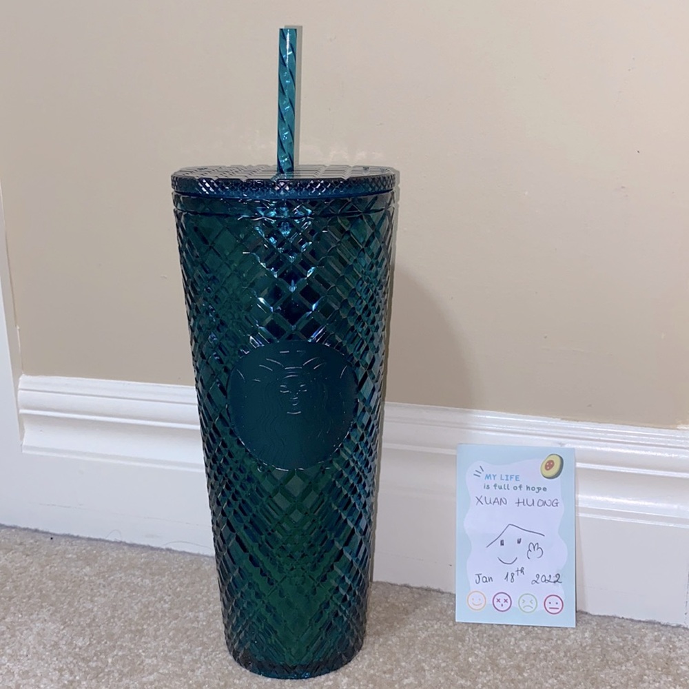 Jewel Dark Green - Holiday Released 2021 - Starbucks Venti Cup